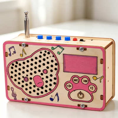 Wooden Bluetooth Speaker Music Player